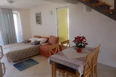 Image de Appartement d'une chambre avec le balcon et la vue sur le mer Gradac, Makarska (A-21172-b)
