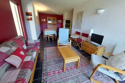 Image de Appartement cosy 3 étoiles, 8 pers, 53 m², proche centre et pistes, balcon sud\/ouest, parking privé