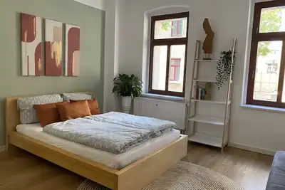 Image de Modern apartment at the Bauhaus Museum - close to the center with balcony & parking space