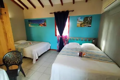 Bungalow Rubis pour la famille, à 2 minutes de la plage et au bord de la piscine