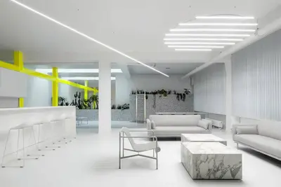 Image de Ultra Modern Marais Open Loft 150m2, glass Roof Above the Living Room-a Rare Find