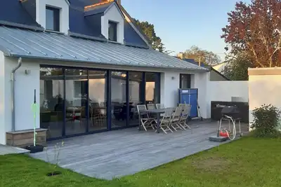 Image de Charmante maison bord de mer, golfe du Morbihan
