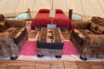 Image de Glamping in Little Snowy Mountains in Central Montana