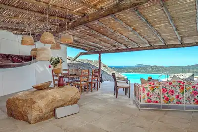Image de Maison de vacances \"Villa Maryna\" avec vue sur la mer, terrasse privée, piscine et Wi-Fi