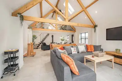 Image de A wonderful converted barn sleeping up to six guests.