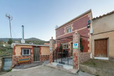 Image de Maison de vacances rurale 'McCoy' avec vue sur la montagne et climatisation