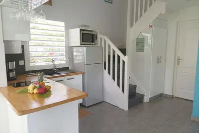bungalow, à 200 m de la plage