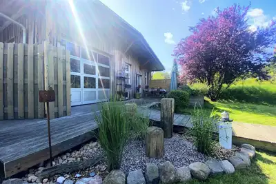 Image de 100 square meter apartment with two sleeping areas, terrace, kitchen, bathroom and sauna!