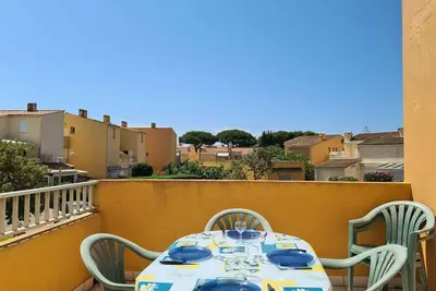 Image de Appartement T3 mezzanine avec terrasse, parking privé, à 400m de la plage - Cap d'Agde