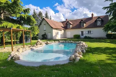 Image de Le Grand Gîte **** - piscine-billard-baby-foot-cheminée - 14 pers