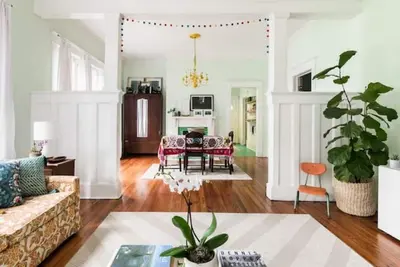Image de Radiant, Light-Filled Home with a Cozy Front Porch
