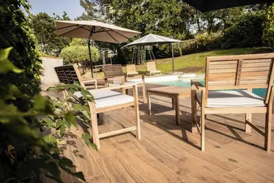 Image de Maison climatisée avec piscine à 20 min de nice