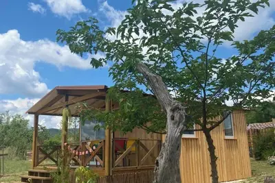 Image de Chalet Cosy Avec Piscine
