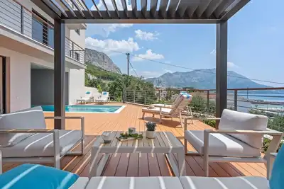 Image de New Seaview Villa Calma with Jacuzzi, Media room