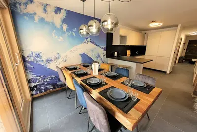 Image de Appartement de charme au centre des Gets, proche pistes, 8 pers - moderne et équipé