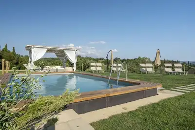 Maison de vacances privée avec climatisation, piscine privée, Wifi, Tv, patio, vue panoramique
