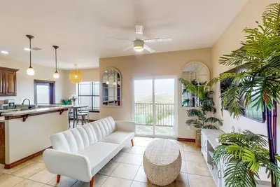 Bay-view home with sweeping Gulf views  overlooking 12 acres of undeveloped land