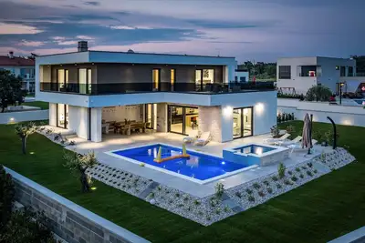 Image de Villa MaEm in Central Istria for families with Sauna, Whirlpool & Sea View