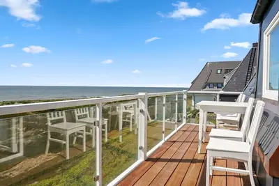 Image de Direct full sea view and very first free dune location high above the North Sea i