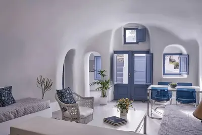 Image de Beautiful Santorini Villa | 2 Bedrooms | Grand Suite | Outdoor Private Heated Tub & Amazing Sea Views | Finikia