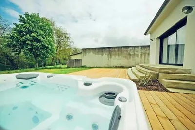 Maison chaleureuse avec spa