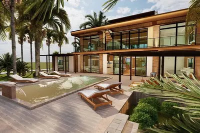Beach house at Playa Coson