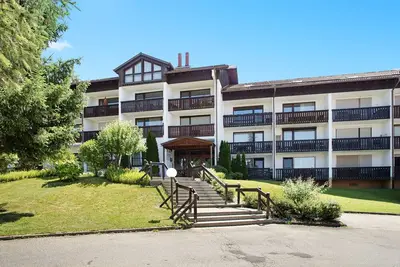 Image de Appartement de vacances \"Wanderglück\" avec vue sur montagne, piscine partagée et terrasse
