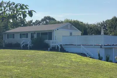 Charlestown Ri unfurnished rental with a short walk to water access.