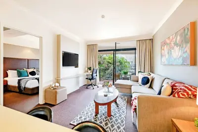 Image de Poolside Resort Living on Esplanade with Balcony