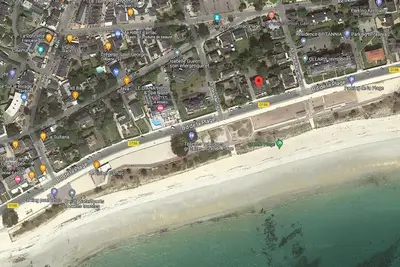 Image de Carnac Plage Morbihan, appartement tout confort vue sur plage en bord de mer 20m