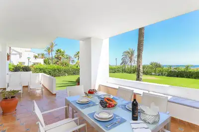 Beachfront with large garden  - Los Monteros Palm Beach