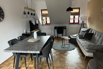 Fewo \"Am Markt\" in Pirna - Tor zur Sächsischen Schweiz - Dachterrasse - 6 Pers