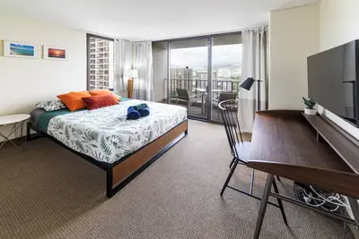 Image de Just 3min to Beautiful Beach! Private room@Waikiki