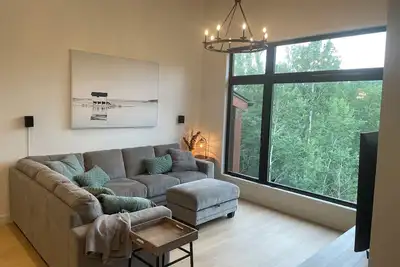 Image de Condo Le Cherry River, vue sur Orford, animal de compagnie accepté