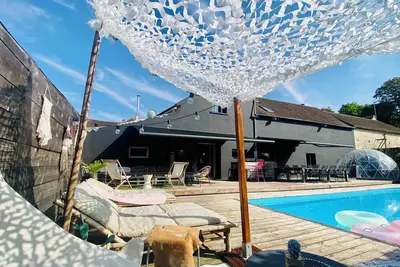 Image de La Maison d’ElodibiZa🌵+Piscine: 45mn en 🚂 de Paris, 10mn de Fontainebleau🏰!