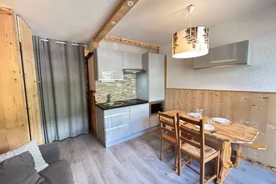 Image de Studio rénové aux pieds des pistes des Chavannes, cœur de station, balcon, 4 couchages