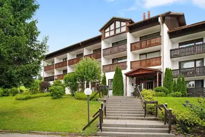 Image de Appartement de vacances dans le \"Ferienpark Oberallgäu\" avec balcon et piscine commune