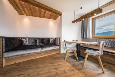Image de Appartement de vacances \"Forchnerhof Apt 1\" avec vue sur les montagnes, terrasse privée et Wi-Fi