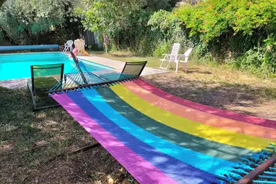 Image de Chambre avec accès piscine et vue dégagée sur la plaine de Montauroux