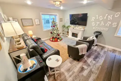 Image de 2023 Built Lake Home w\/ beach, arcade & huge deck