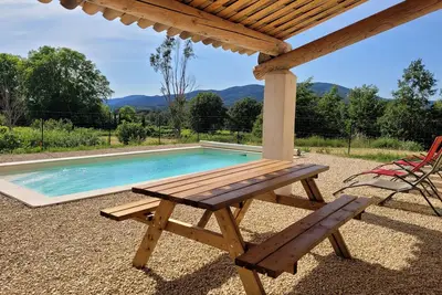 Image de Maison de campagne avec piscine Ă 1 km du centre de Lourmarin