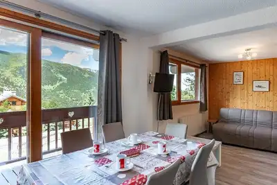 Image de Appartement cosy 2 pièces, cabine, 5 pers, Méribel, près des pistes, animaux admis