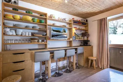 Image de Studio cosy avec piscine, au pied des pistes - Méribel