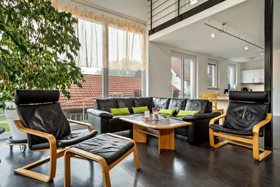 Image de Appartement 'Ferienwohnung 3, 120qm' avec terrasse privée, jardin partagé et Wi-Fi