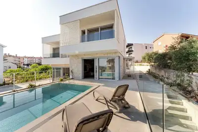 Image de Smokva 2 - New villa, pool, beach - at Traveler Reisburo Krk - Id 2396
