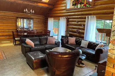Image de Island Log Cabin with Ocean View & Organic Garden