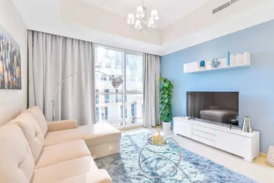 Image de Dunya Tower 1br · Downtown Luxury · 5 Min Walk To Dubai Mall!