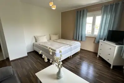 Image de Appartement \"Dreams im Obergeschoss\" avec terrasse privée et Wi-Fi