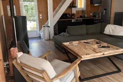 Image de Chalet naturiste confortable en bord de mer. Décontratez-vous. Bien-être au rdv.