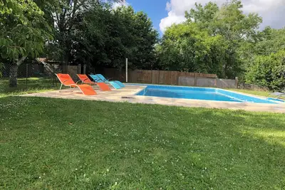 Image de Maison pierre avec piscine privée